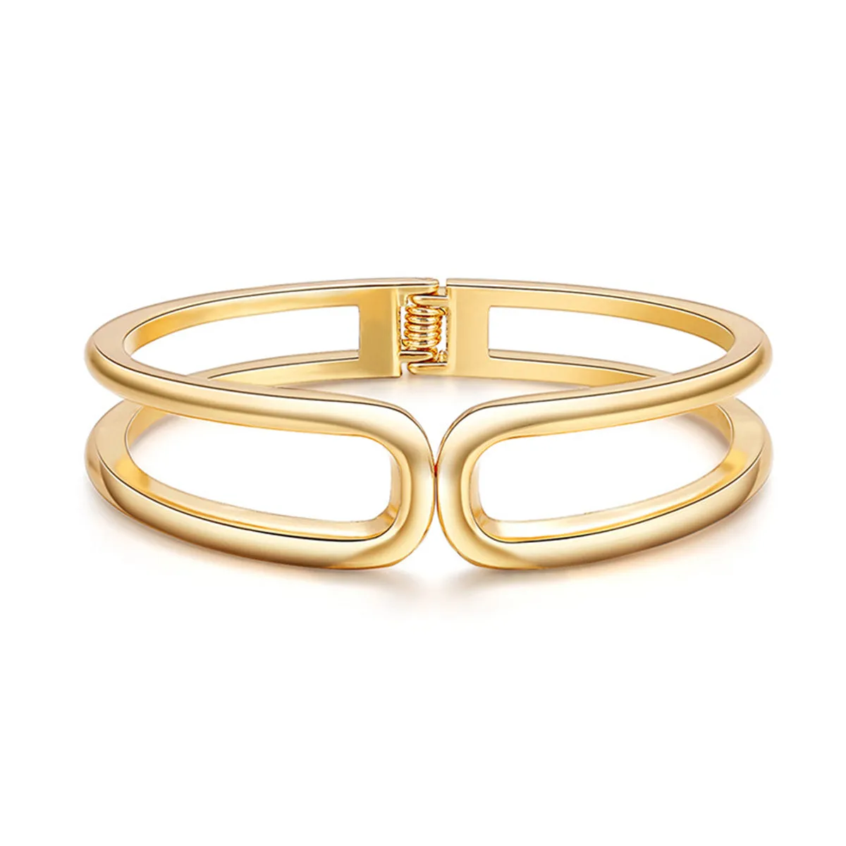 18K Gold-Plated Openwork Cuff