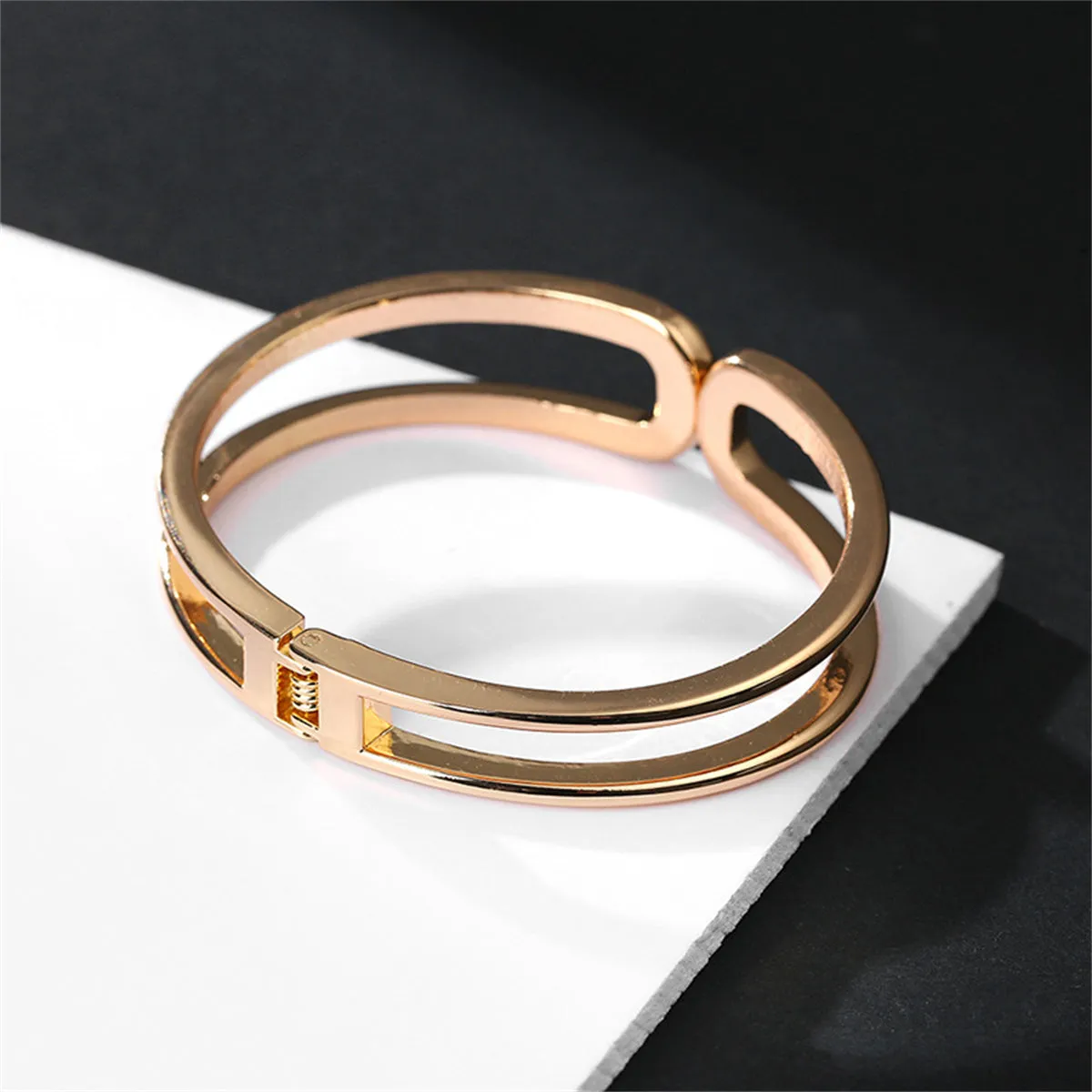 18K Gold-Plated Openwork Cuff