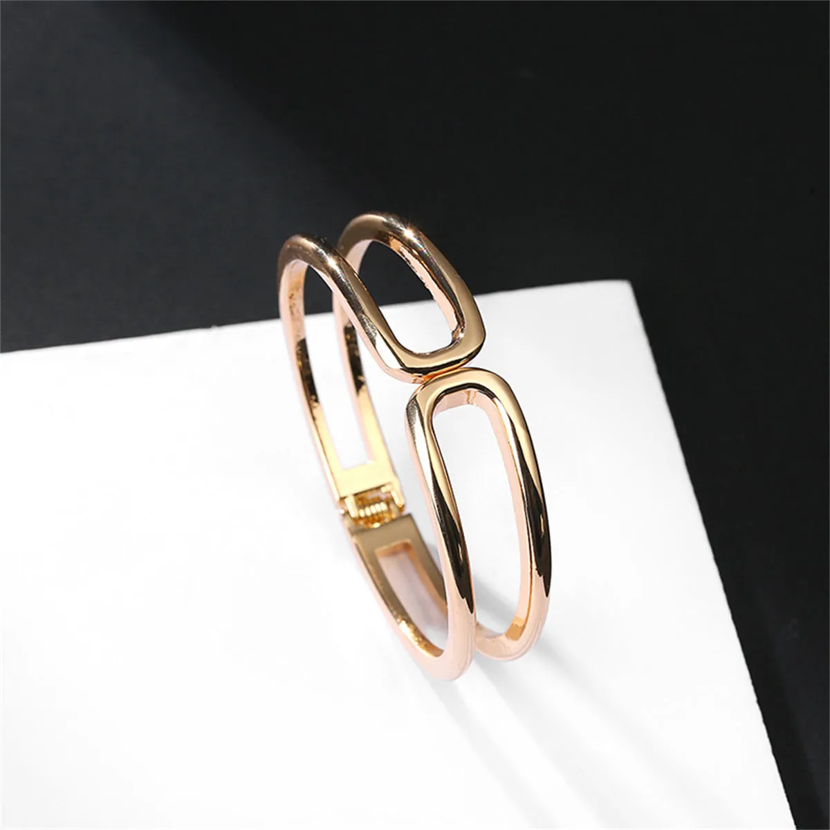 18K Gold-Plated Openwork Cuff