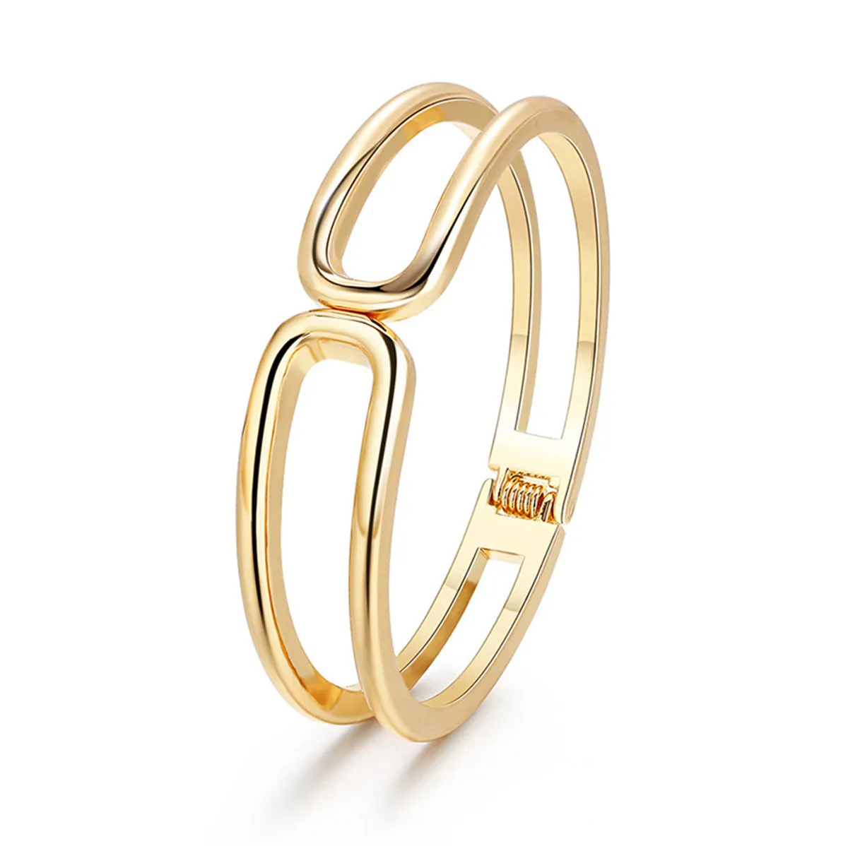 18K Gold-Plated Openwork Cuff