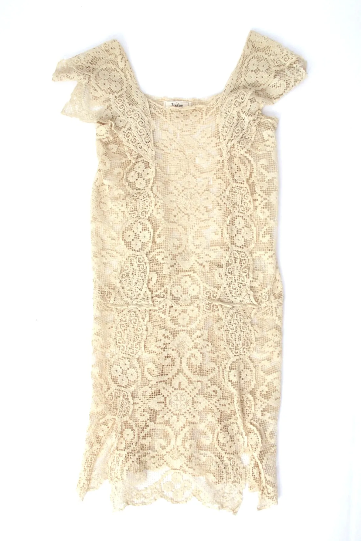 1990s Crochet Midi Dress