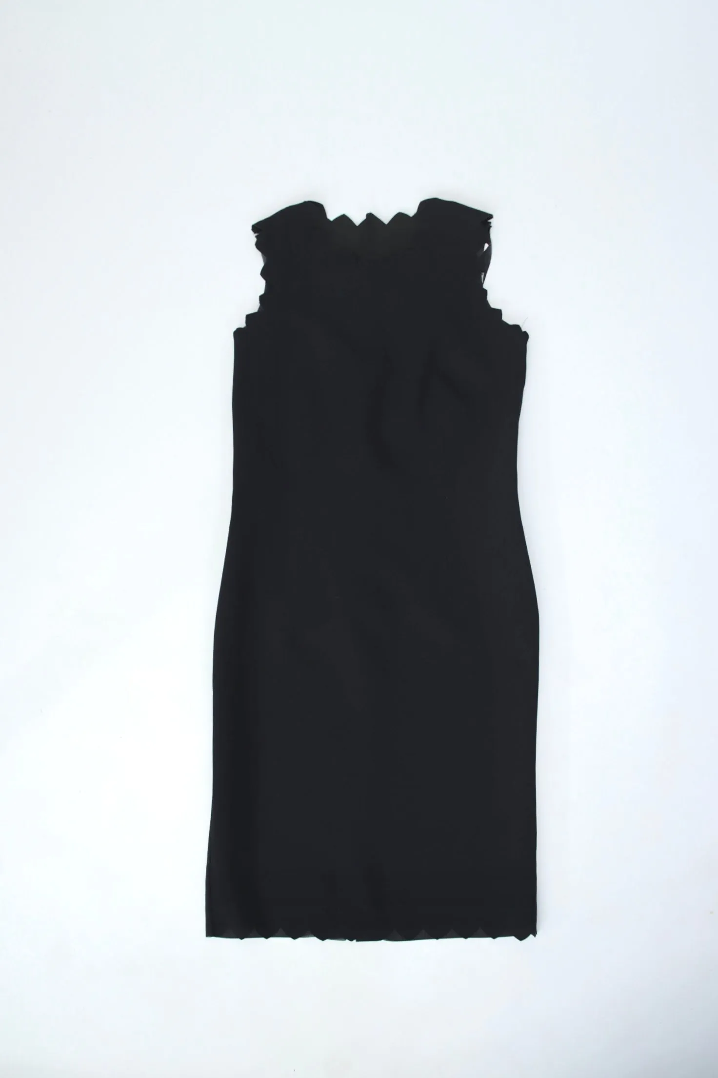 1998 Comme Des Garçons Woven Scallop Dress*