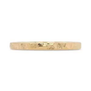 2mm Hammered Wedding Band