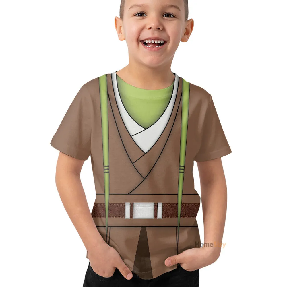 3D Star Wars Fisto Cosplay Custom Cosplay Costume Kid Tshirt QT304260Tf