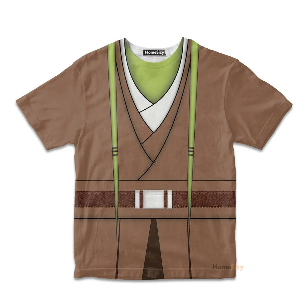 3D Star Wars Fisto Cosplay Custom Cosplay Costume Kid Tshirt QT304260Tf