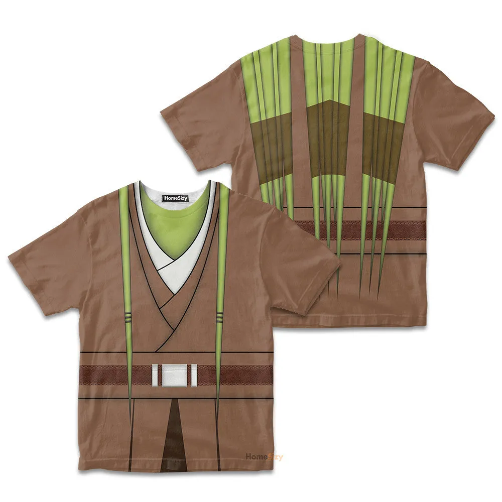 3D Star Wars Fisto Cosplay Custom Cosplay Costume Kid Tshirt QT304260Tf
