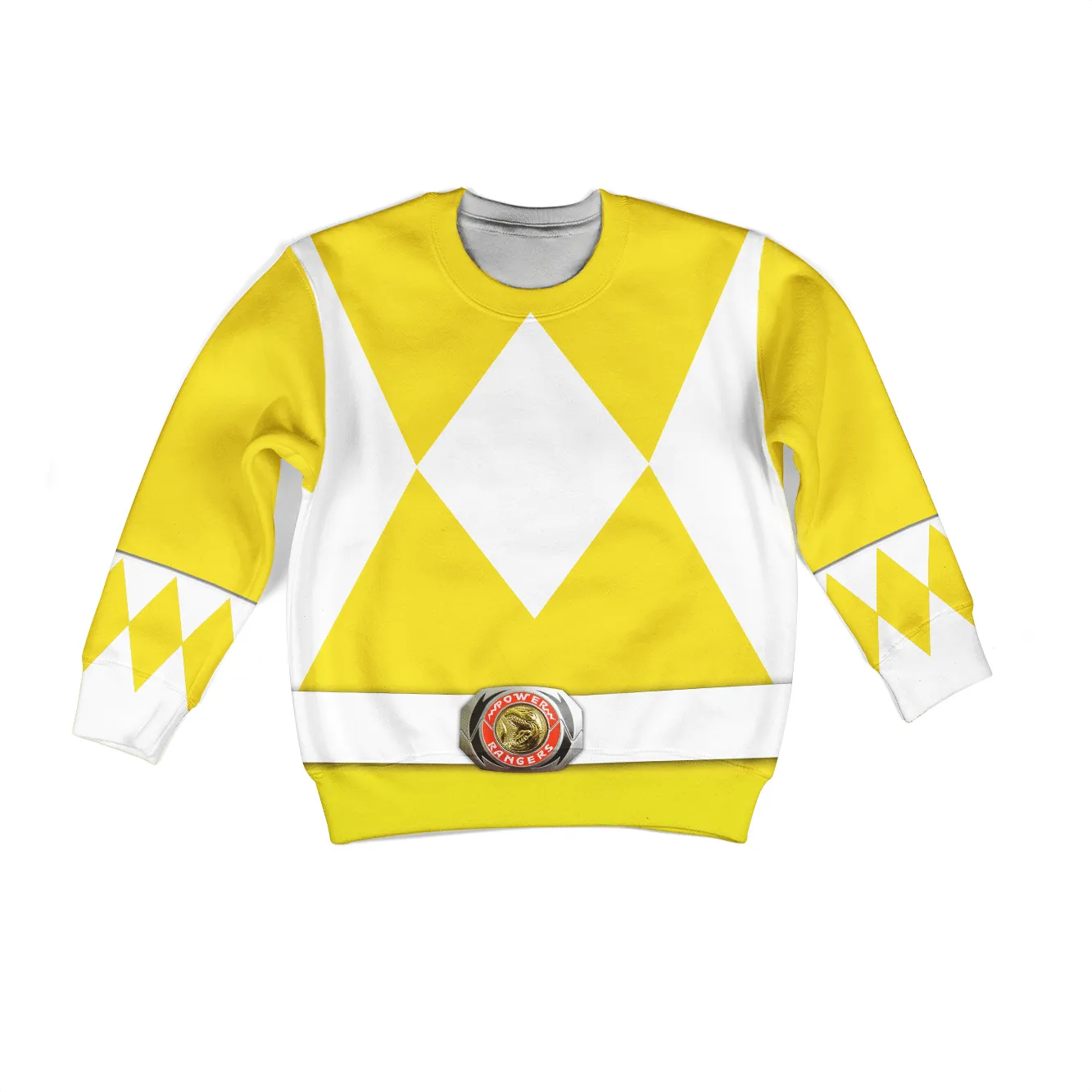 3D Yellow Ranger Kid Hoodie