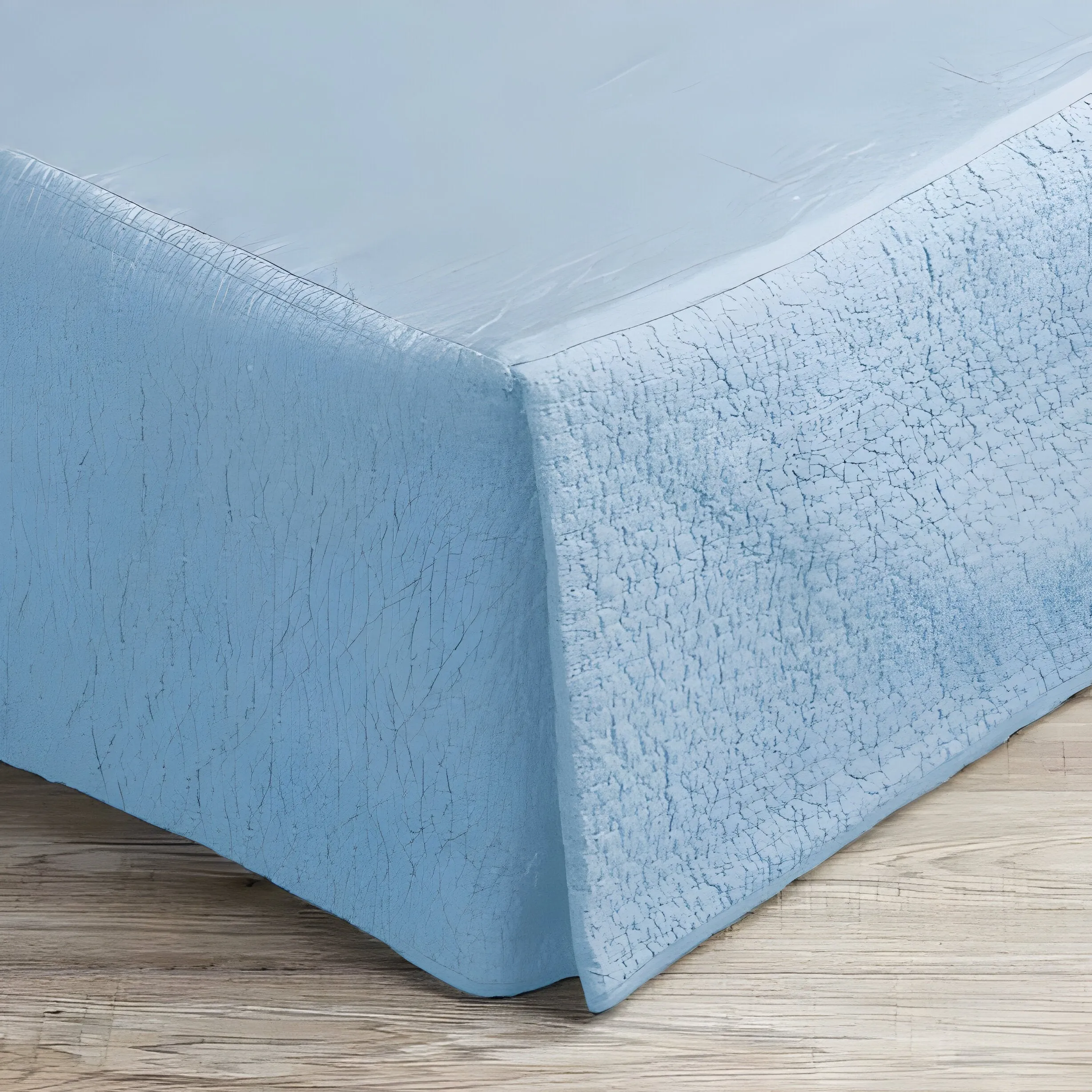 400TC Cotton Horizontal Textured Quilted Tailored Bed skirt