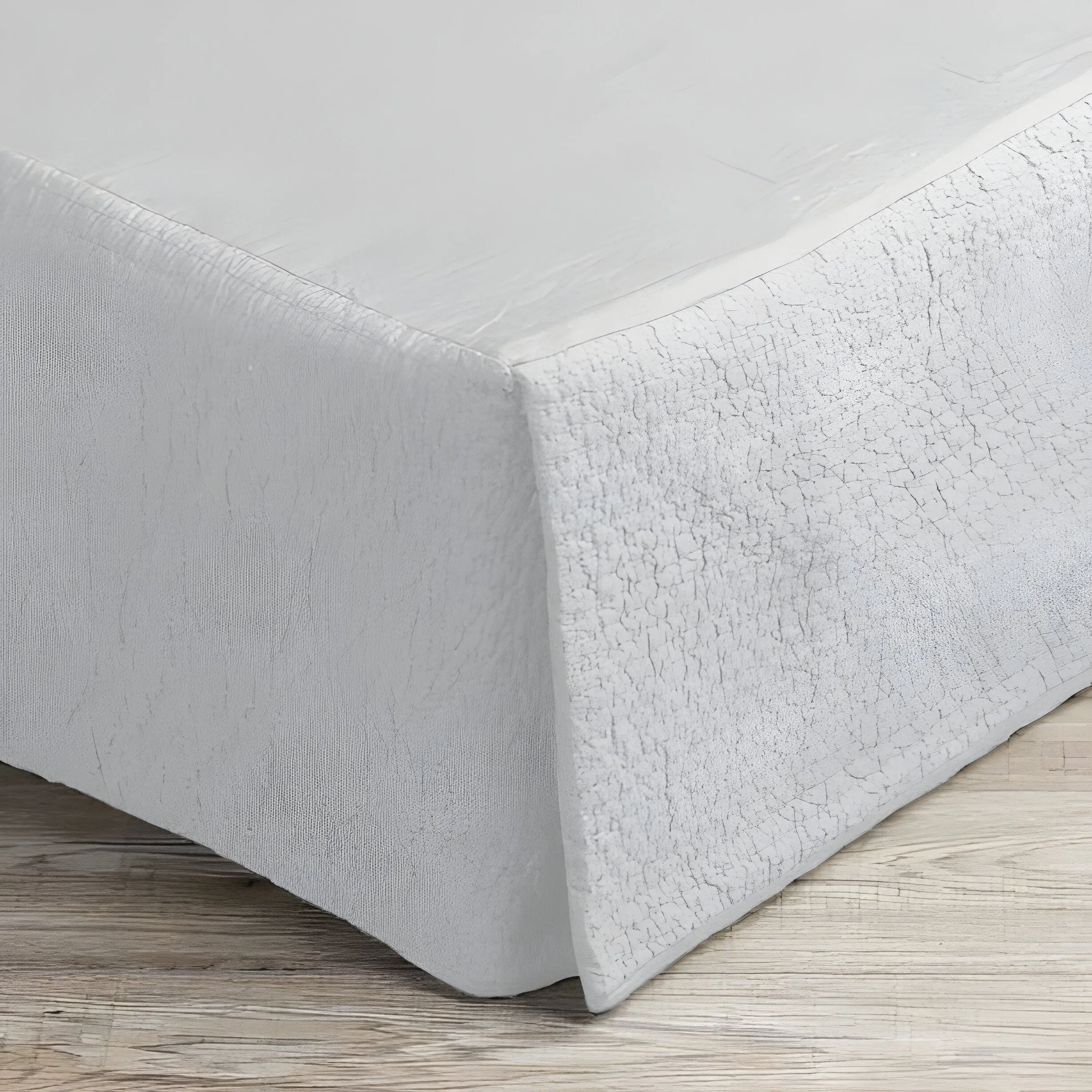 400TC Cotton Horizontal Textured Quilted Tailored Bed skirt