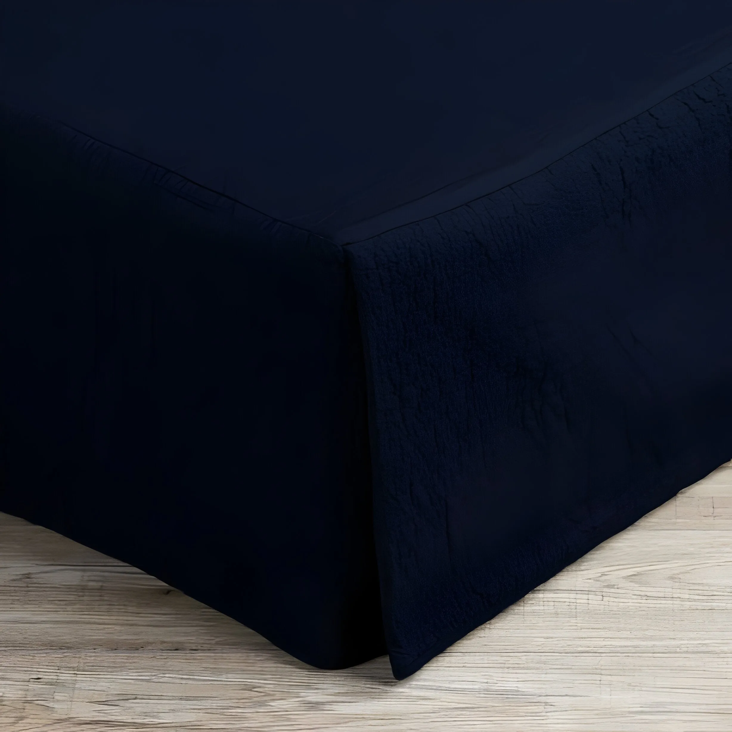 400TC Cotton Horizontal Textured Quilted Tailored Bed skirt