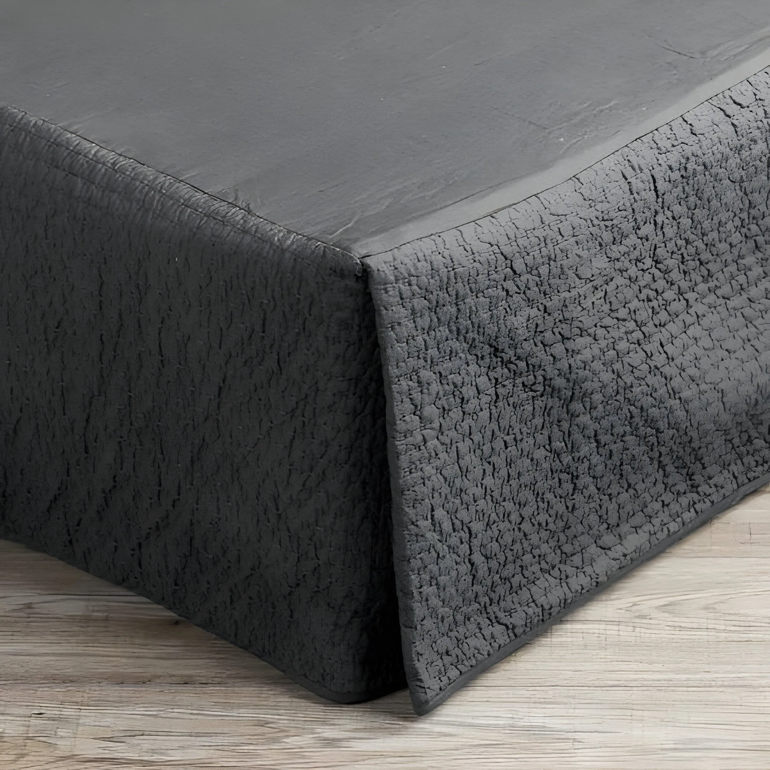 400TC Cotton Horizontal Textured Quilted Tailored Bed skirt
