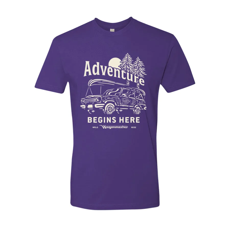 Adventure Begins Here Grand Wagoneer T-shirt