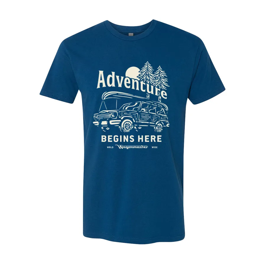Adventure Begins Here Grand Wagoneer T-shirt