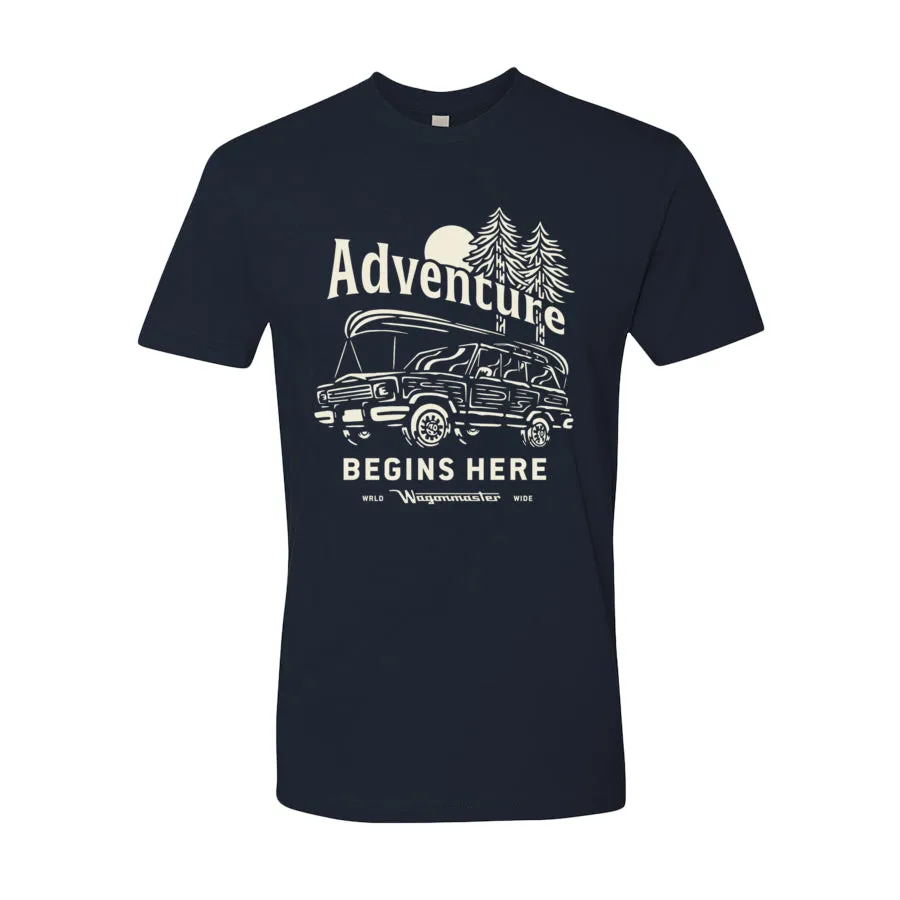 Adventure Begins Here Grand Wagoneer T-shirt