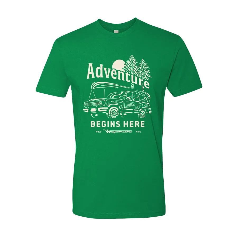 Adventure Begins Here Grand Wagoneer T-shirt