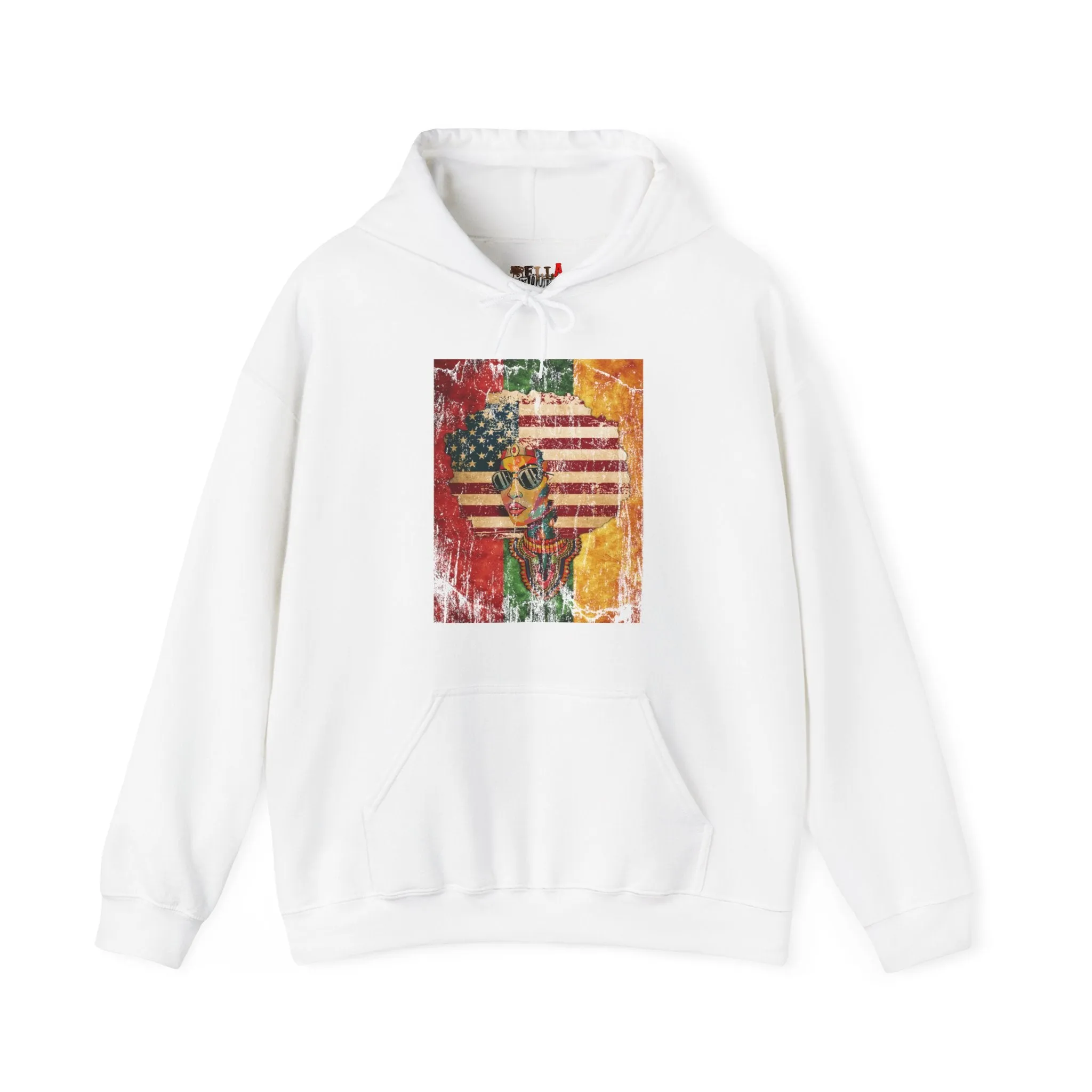 Afro American Queen Heavy Blend Unisex Hoodie