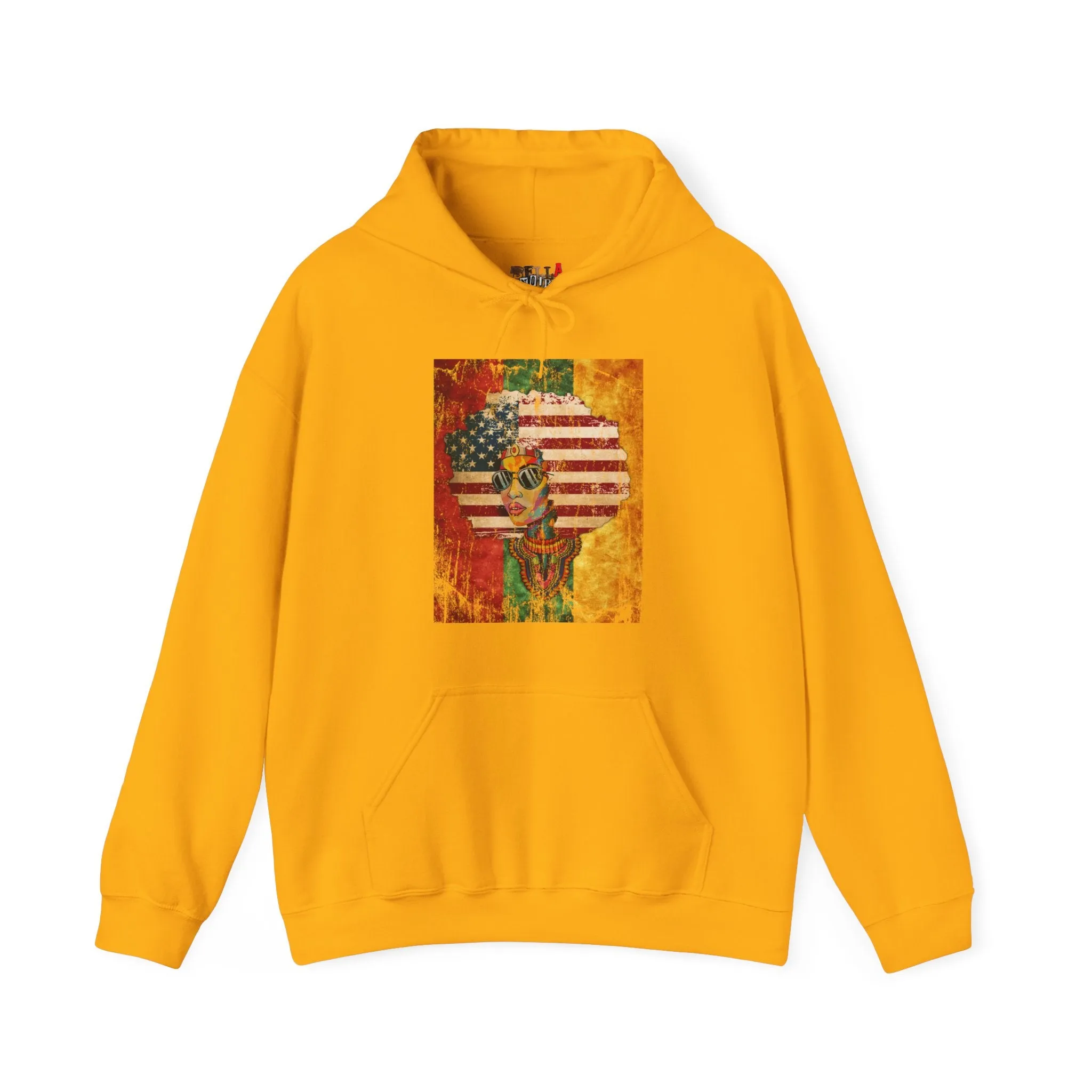 Afro American Queen Heavy Blend Unisex Hoodie