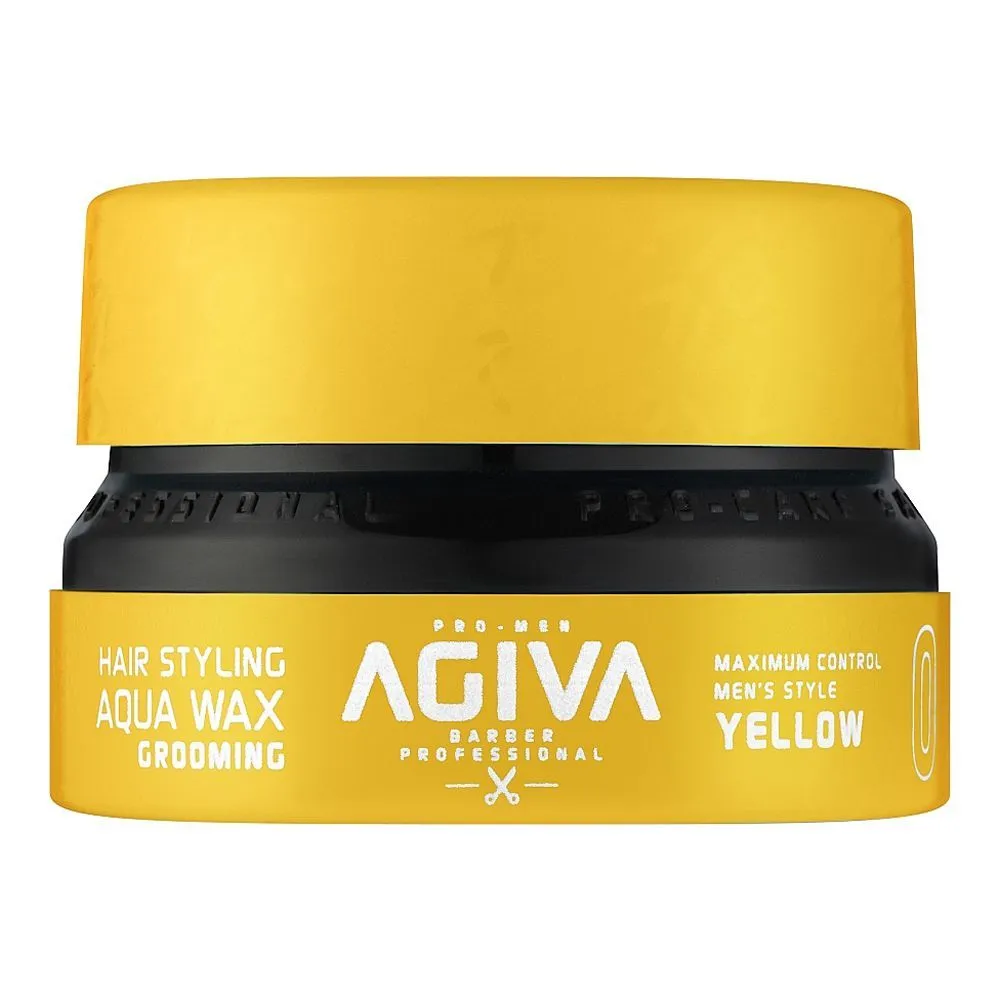 Agiva Professional Hair Styling Wax Yellow, Aqua Grooming 04 - 155ML