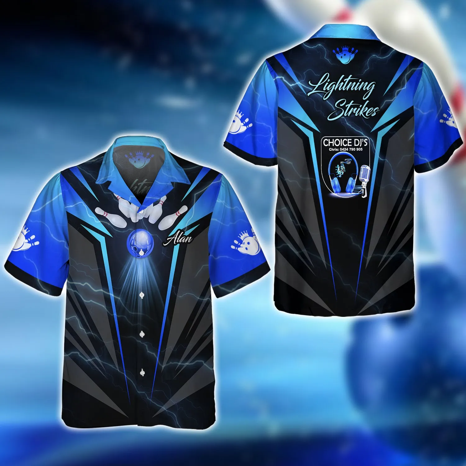 Alan Lightning Strikes Team 3D Shirt - QB95