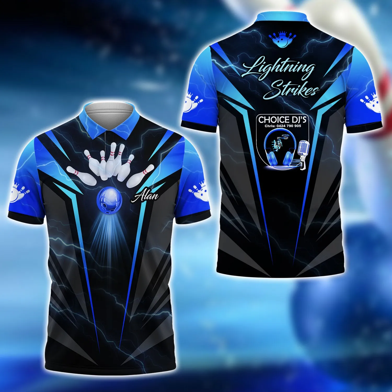 Alan Lightning Strikes Team 3D Shirt - QB95