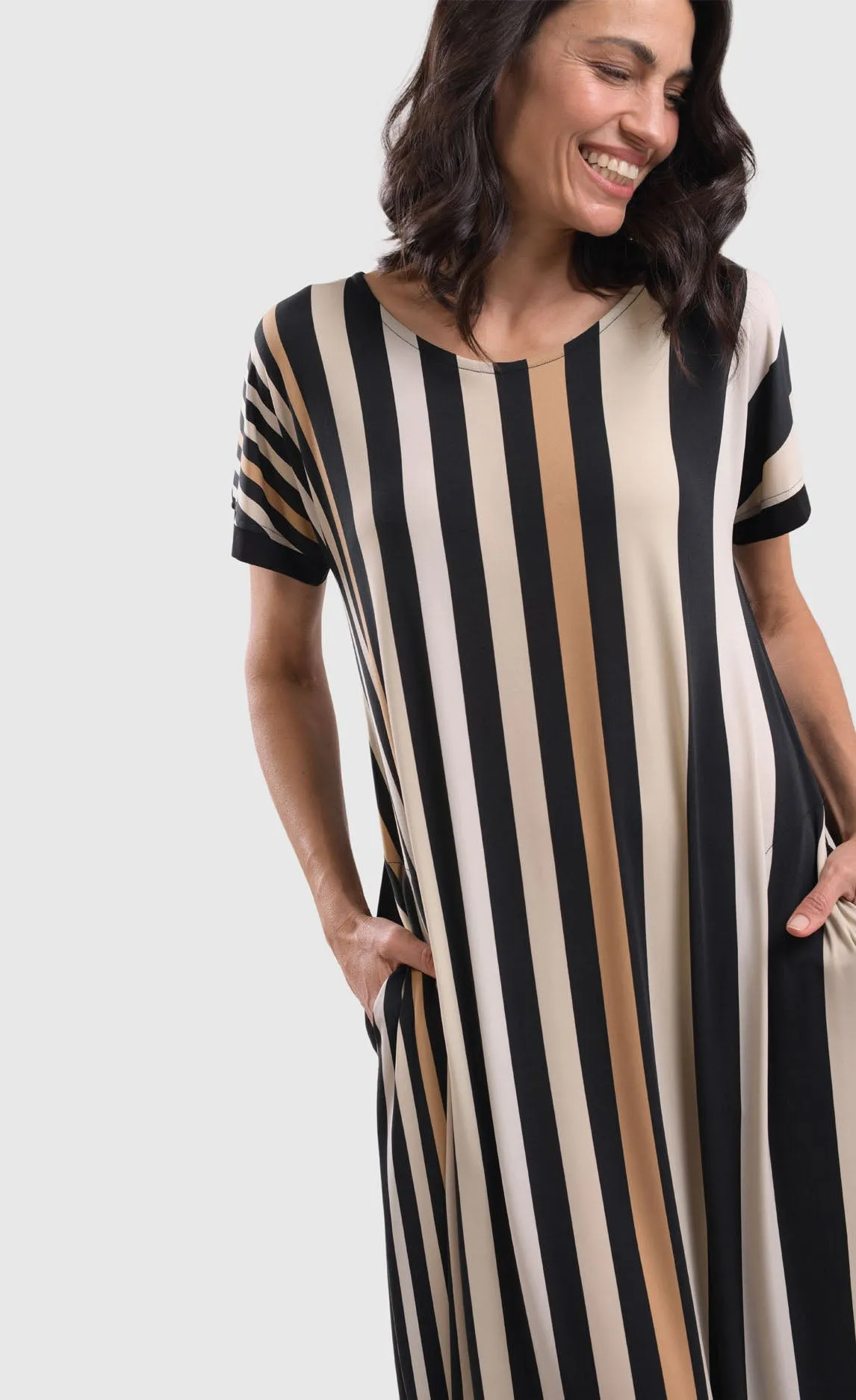 Alembika Sunrise Stripe Dress