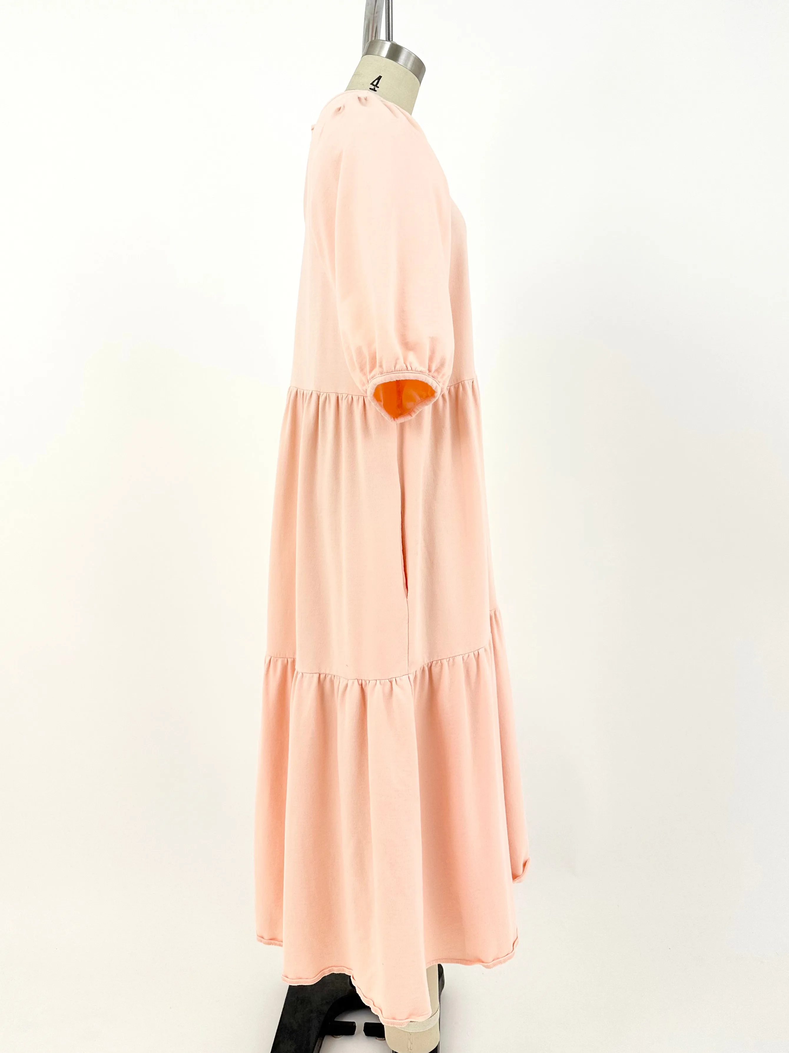 Ali Golden Knit Party Dress