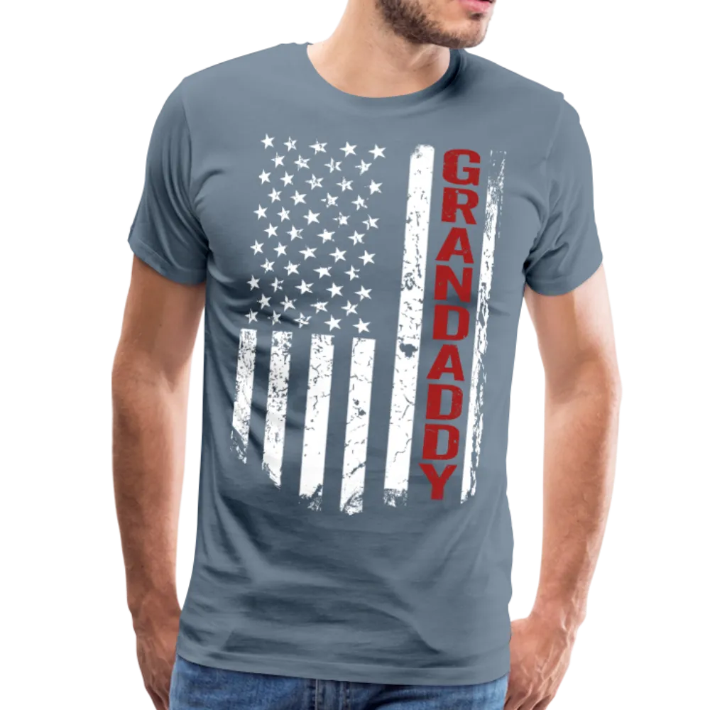 American Flag Grandaddy Men's Premium T-Shirt (CK1897)