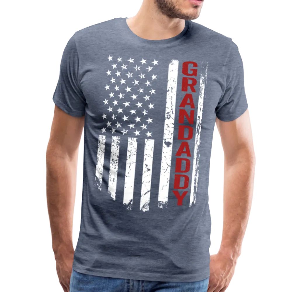 American Flag Grandaddy Men's Premium T-Shirt (CK1897)