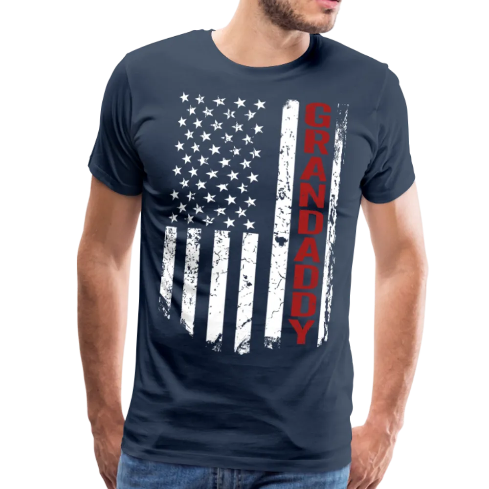 American Flag Grandaddy Men's Premium T-Shirt (CK1897)