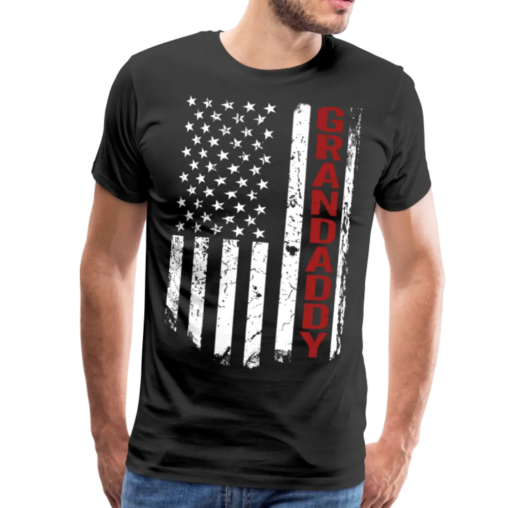 American Flag Grandaddy Men's Premium T-Shirt (CK1897)