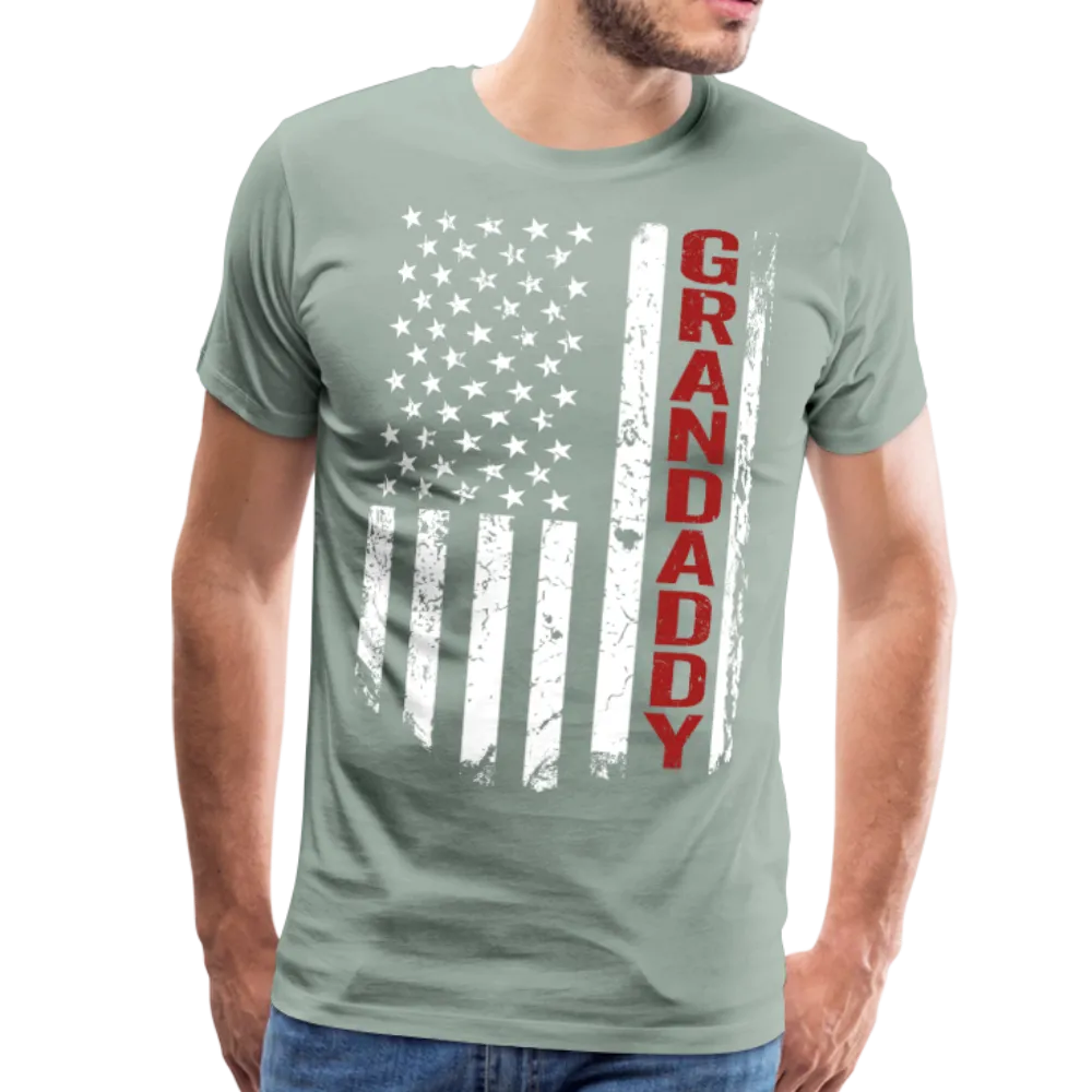 American Flag Grandaddy Men's Premium T-Shirt (CK1897)