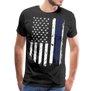 American Flag Poppy Men's Premium T-Shirt (CK1888)