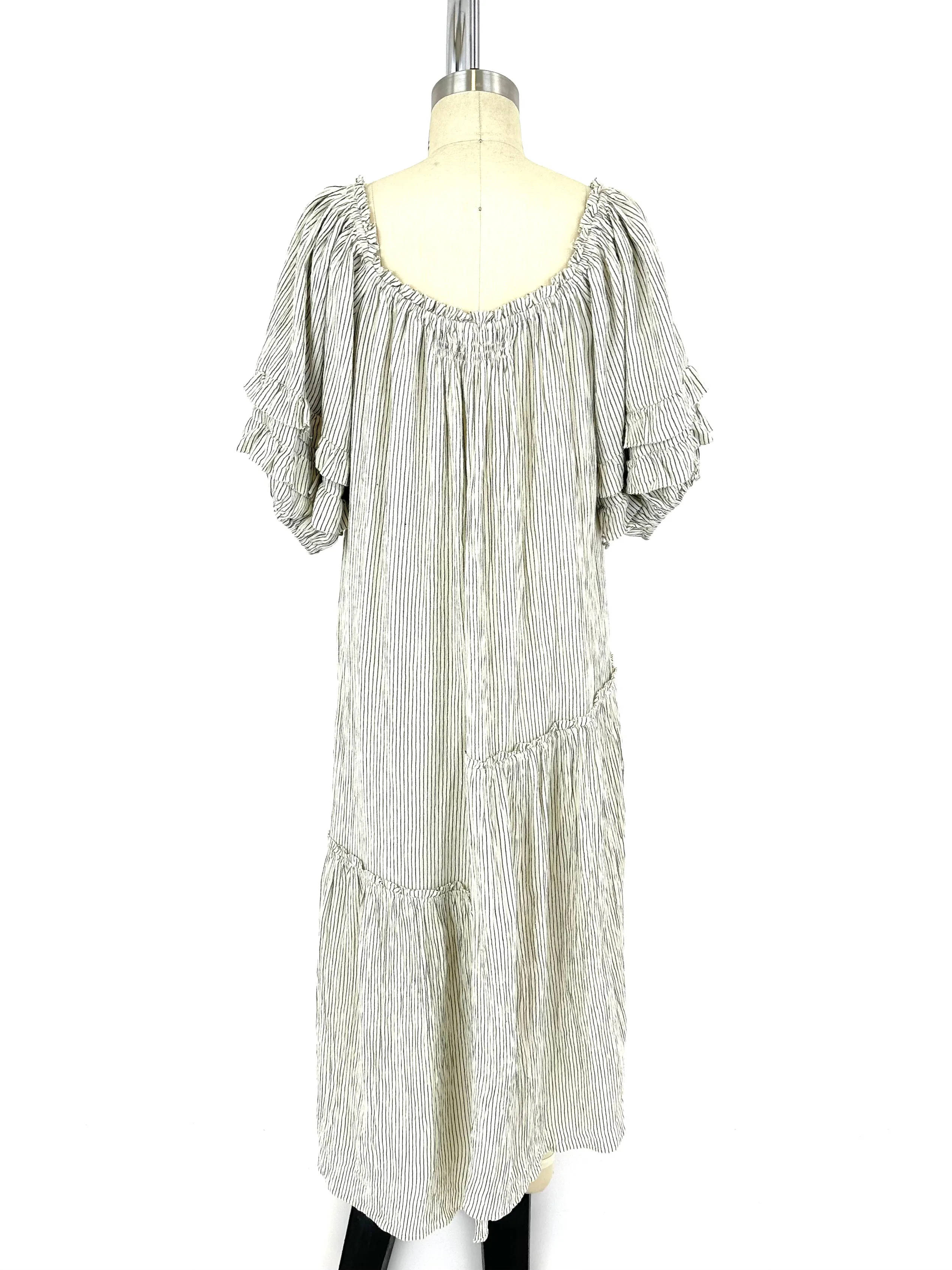 Apiece Apart Pinstripe Smock Dress