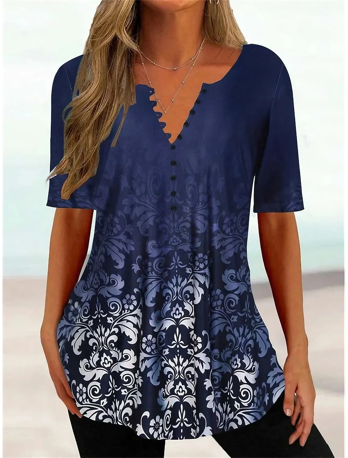 Araceli® | Florales Vintage Summer Shirt