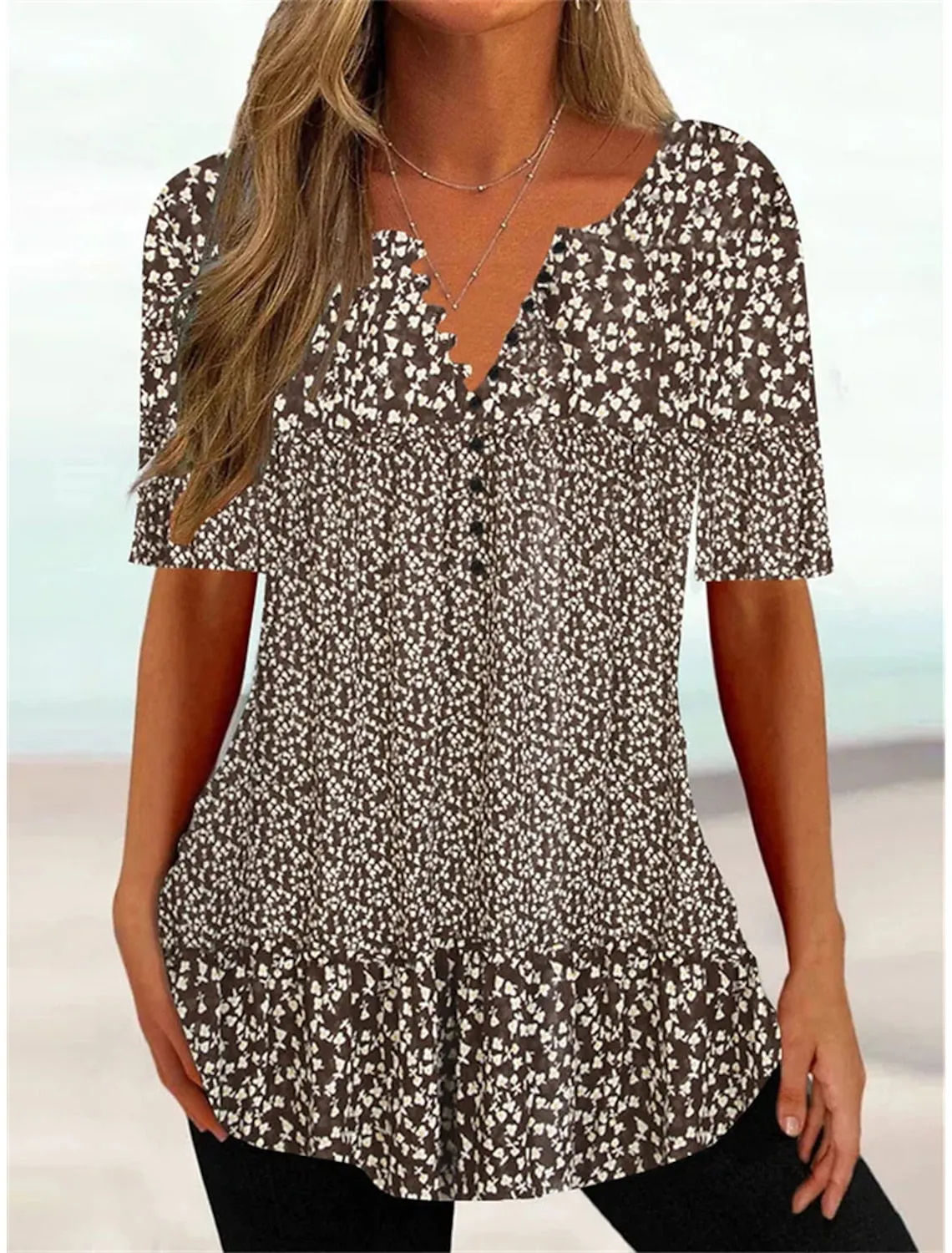 Araceli® | Florales Vintage Summer Shirt