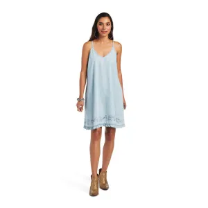 Ariat Women's Western Aloha Dress - Light Blue