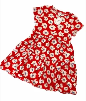 Ariel - Red Ivory Purple Large Floral