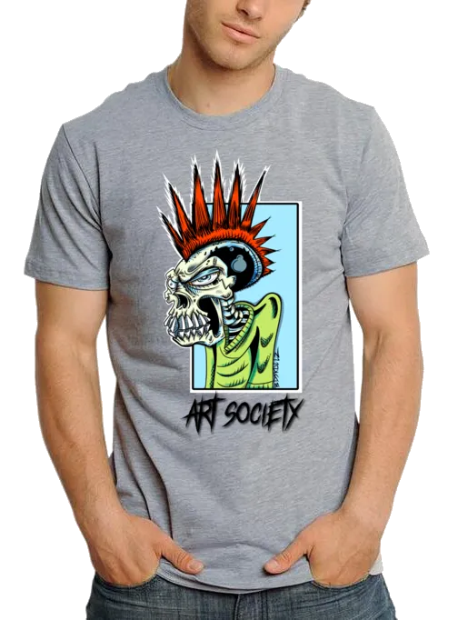 Art Society MISCREANT TEE GREY