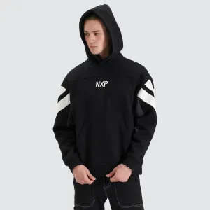 Atrium Heavy Box Fit Hoodie Jet Black