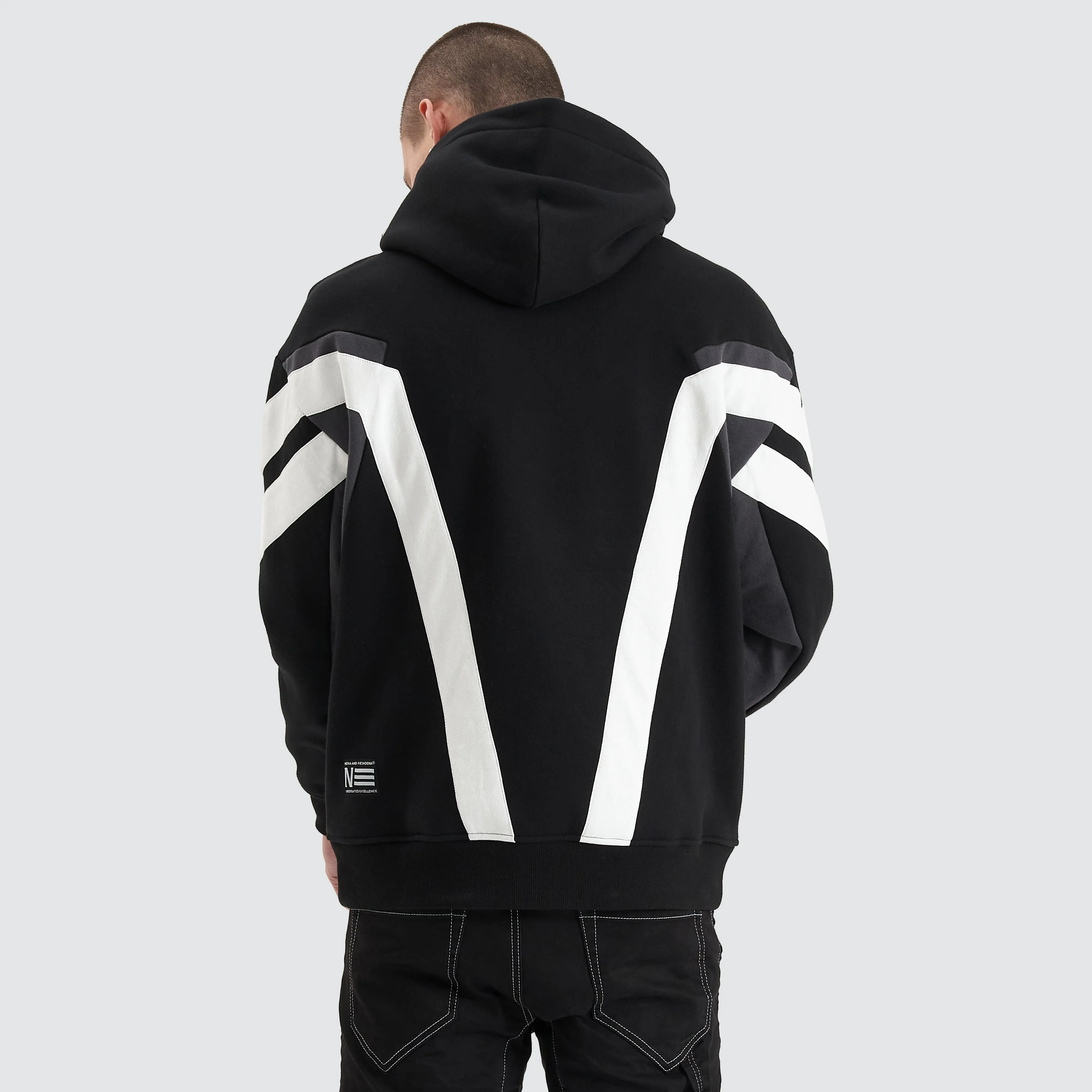 Atrium Heavy Box Fit Hoodie Jet Black