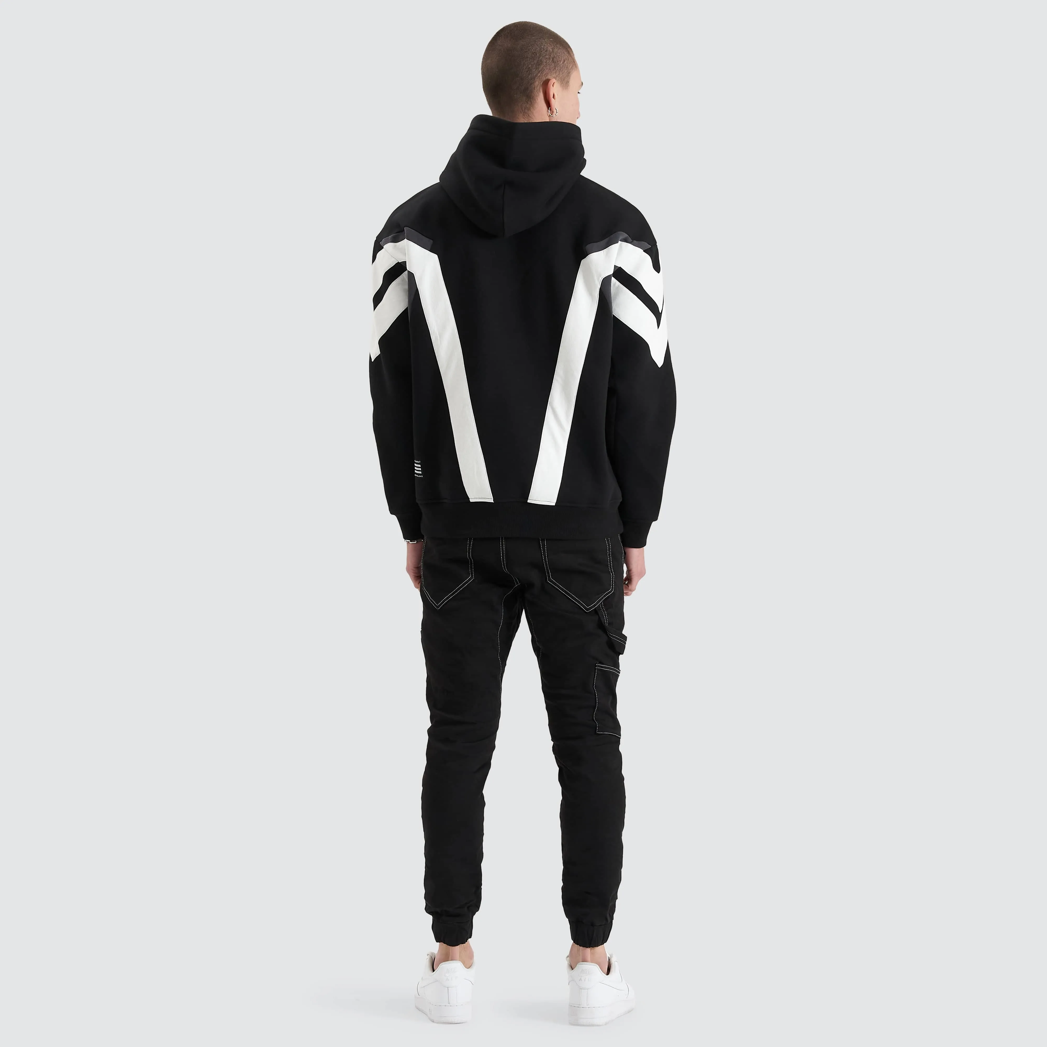 Atrium Heavy Box Fit Hoodie Jet Black