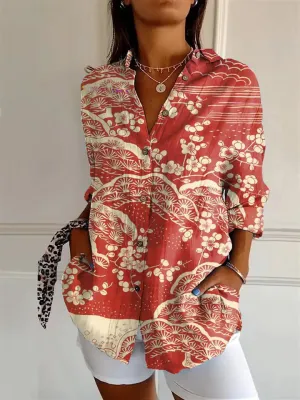 Ava | Print Blouse