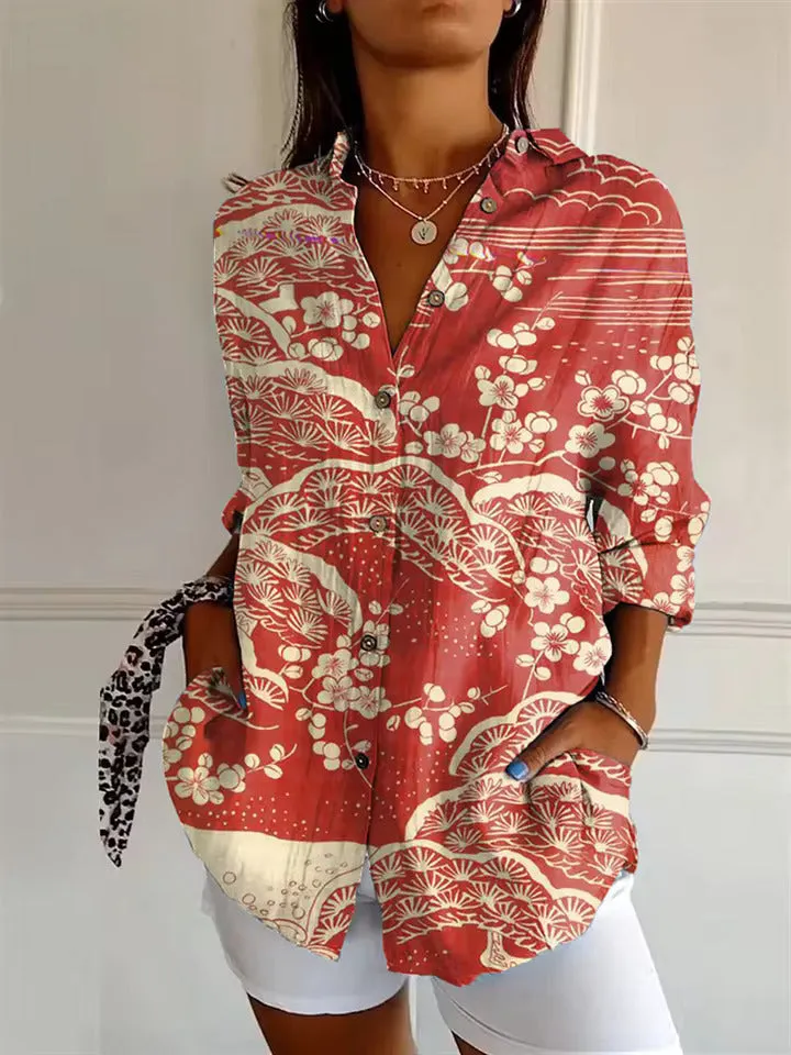 Ava | Print Blouse