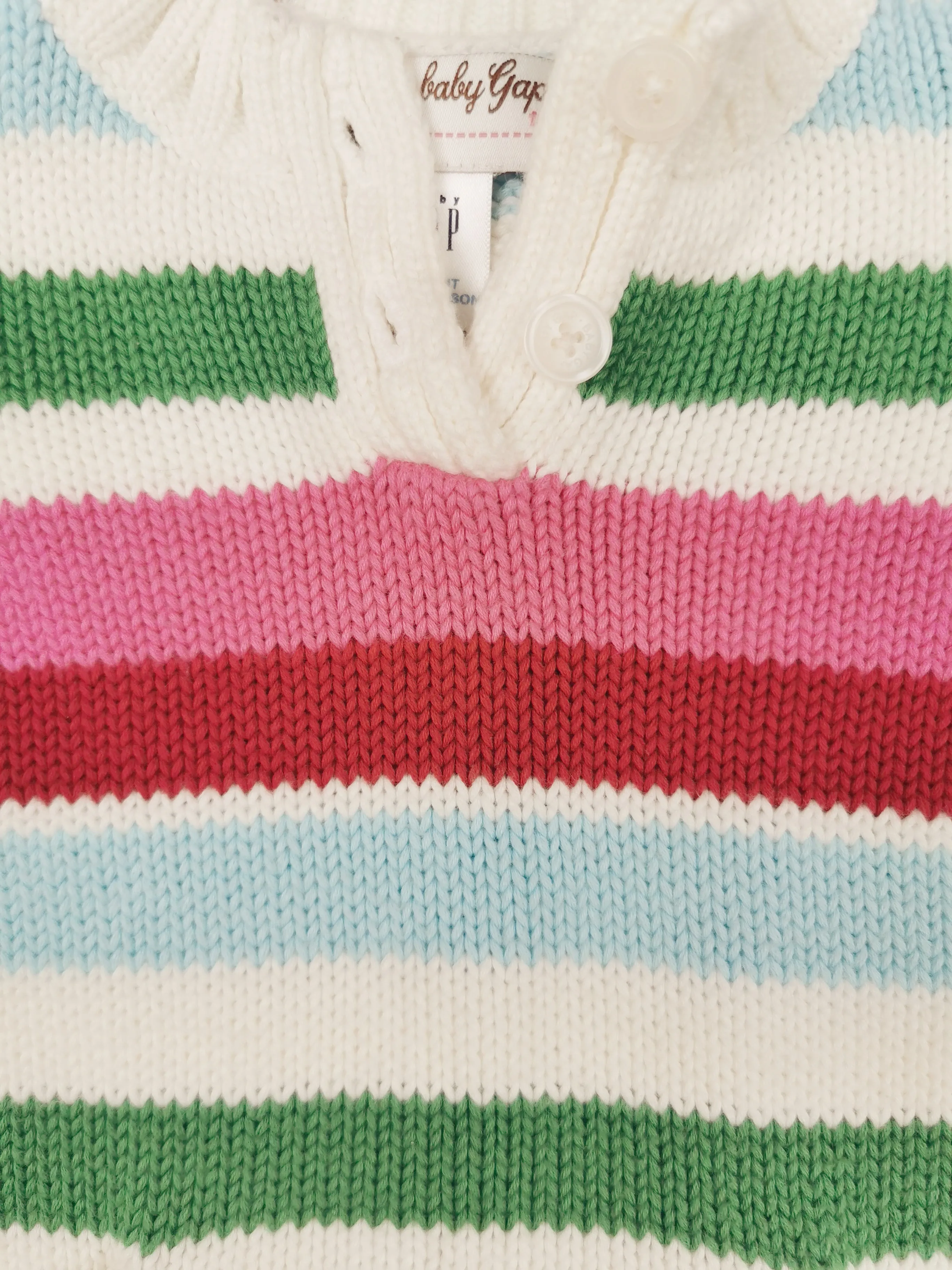 BABY GIRL SIZE 3/6 MONTHS - Baby GAP, Soft Knit Sweater Dress EUC B56