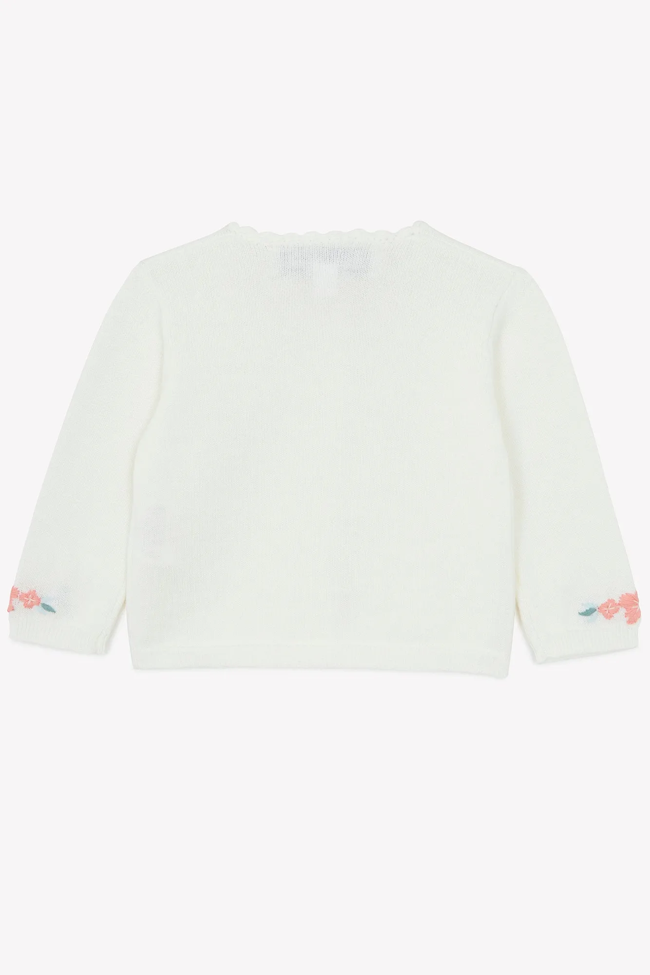 BABY JARDIN D'ETE CARDIGAN6 - Nacre