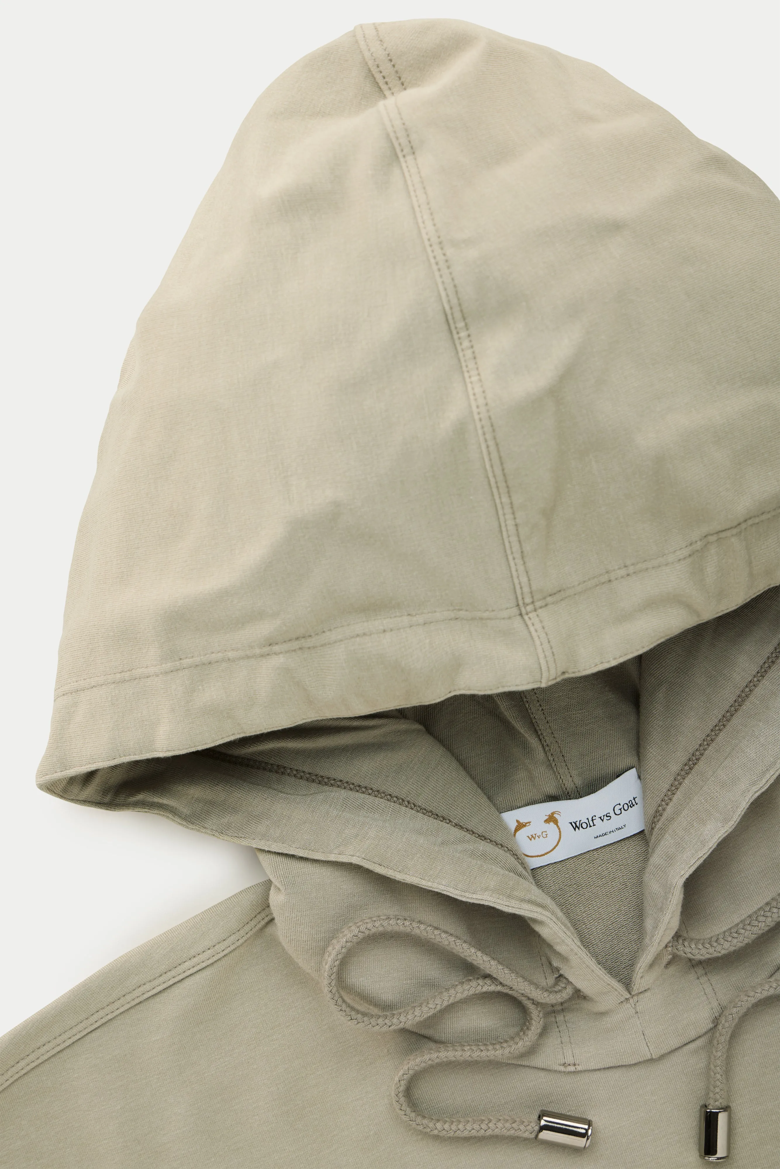Bamboo Sorona Relaxed Pullover with Hood Kalamata