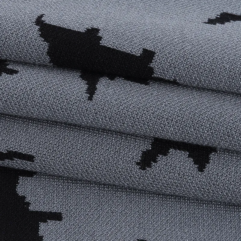 Bat Printed Oversized Sweater