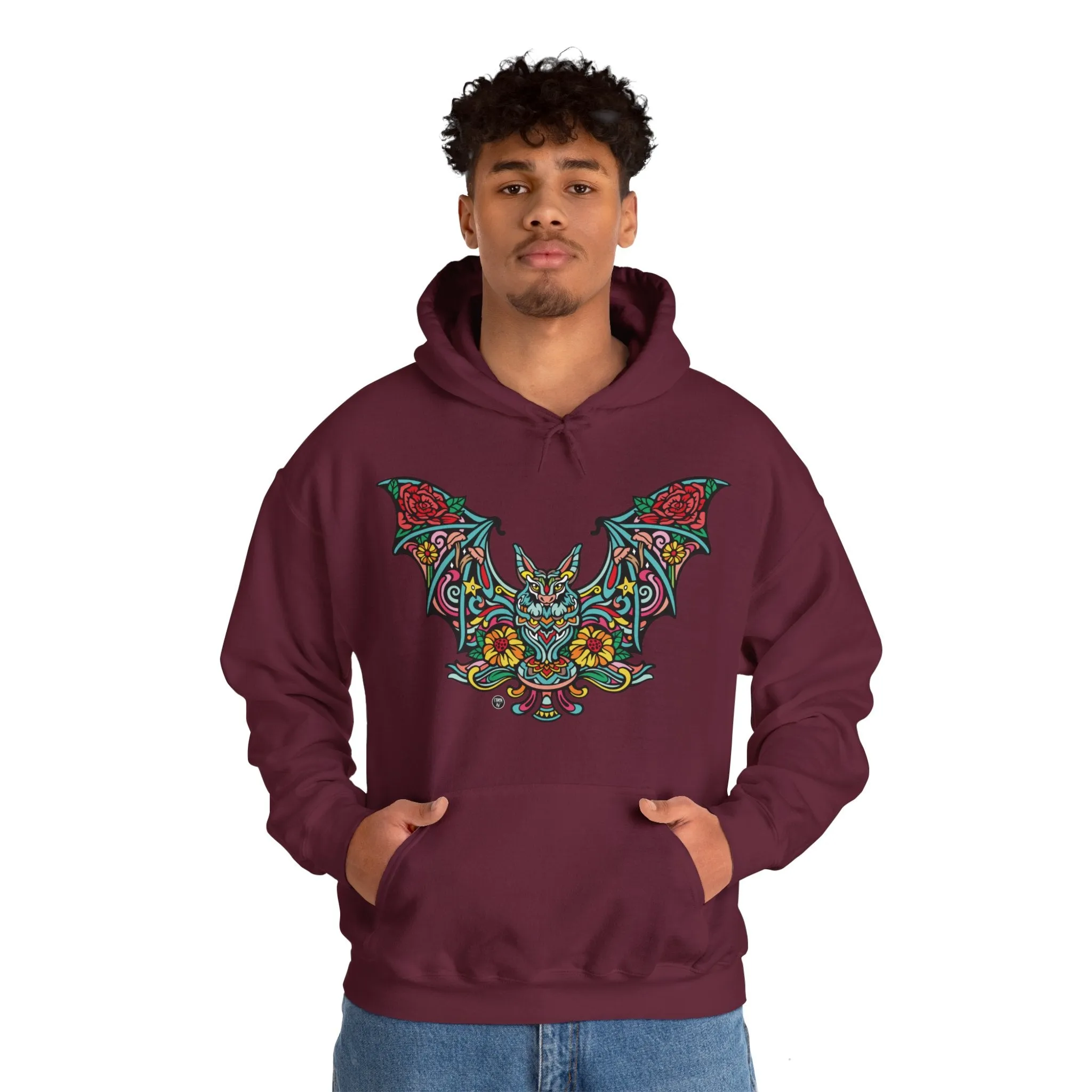 Batshroom OG | Heavy Hooded Sweatshirt by Chaya Av