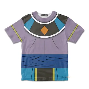 Beerus God Jesus Of Destruction Dragon Ball Custom Cosplay Costume Kid Tshirt QT204160Hc