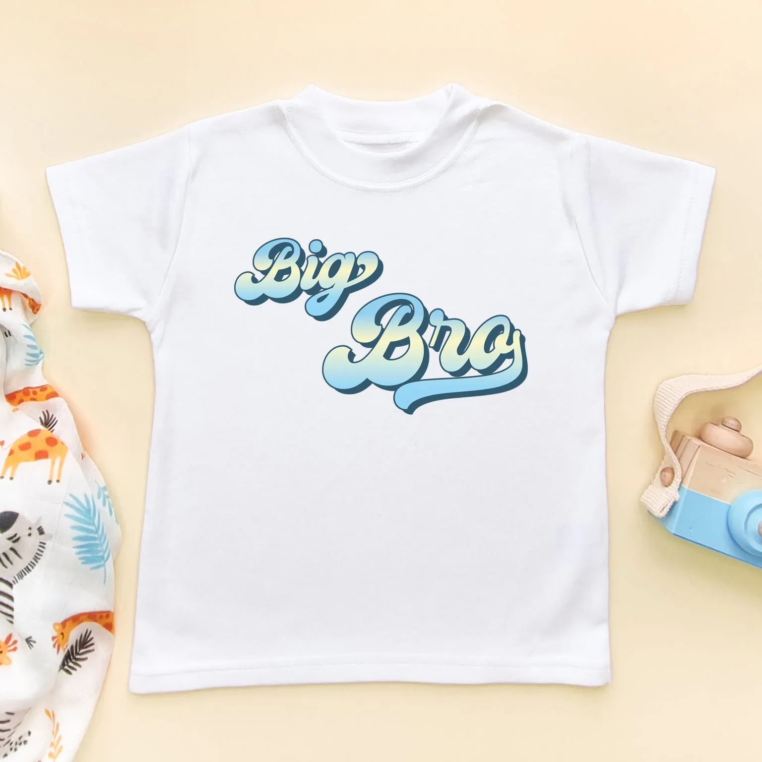 Big Bro Retro Style Toddler & Kids T Shirt